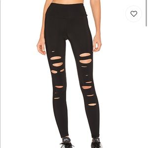 Alo Yoga High Waist Ripped Warrior Legging